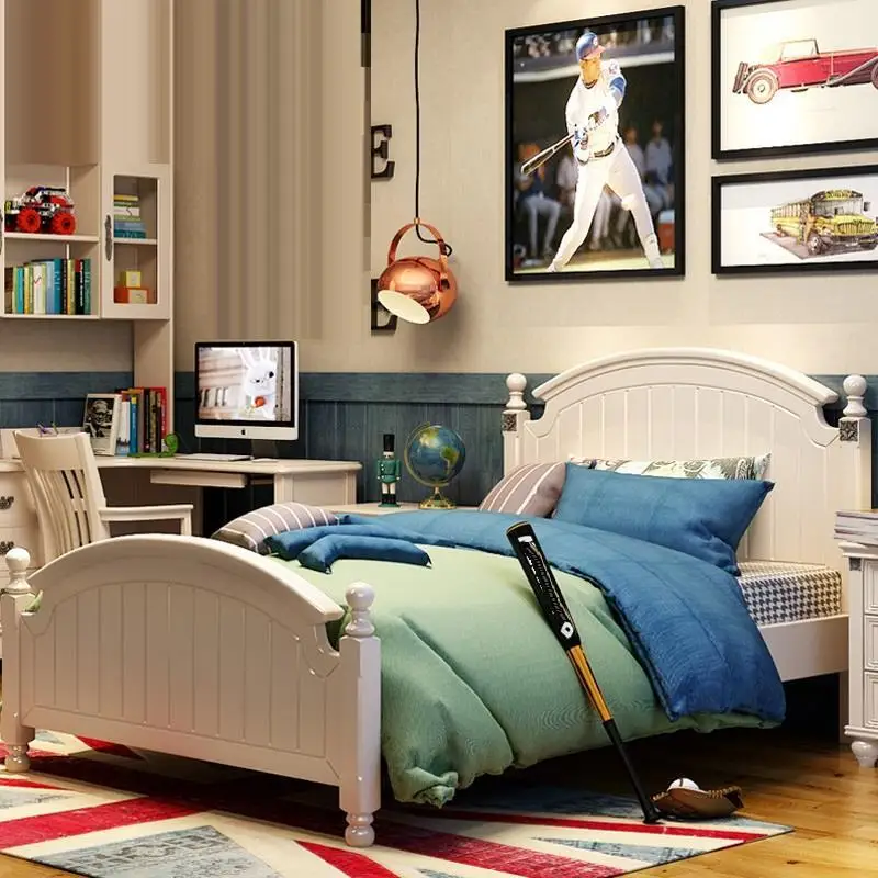 Kinderbedden Infantiles For Children Puff Asiento Wooden Bedroom Wood Muebles De Dormitorio Lit Enfant Baby Child Furniture Bed