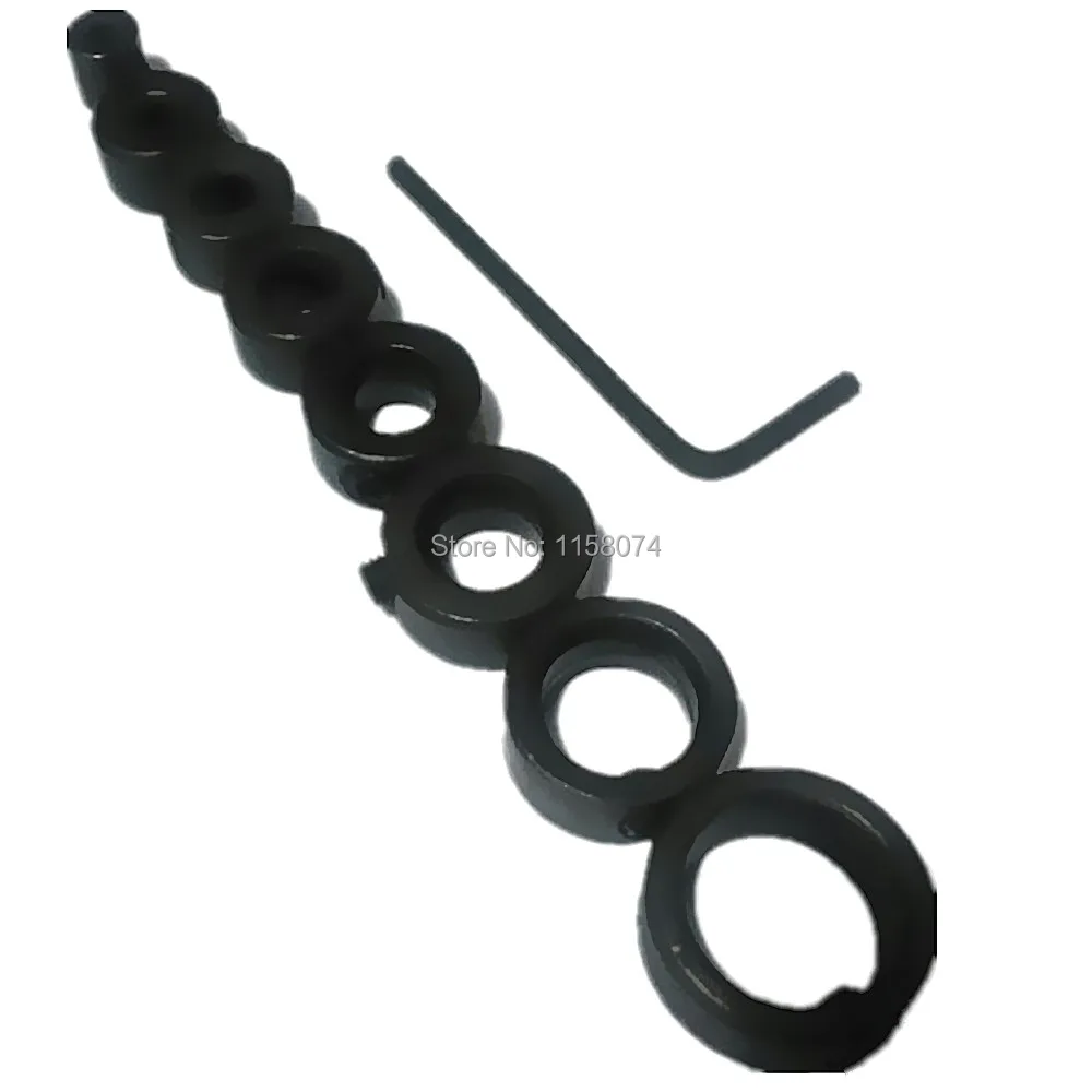 8pcs Woodworking Drill Bit Depth Stop Collars Ring Positioner Drill