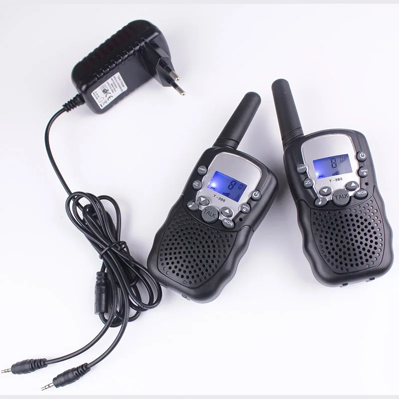 Новое радио walkie talkie пара t388 пмр/фрс vox руки- бесплатно портативный radios+99 индивидуальный код вт/+earphones светодиодный фонарик - Цвет: B PMR