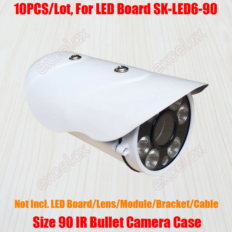 Buy 10PCS/Lot Waterproof IR Bullet CCTV Camera Casing
