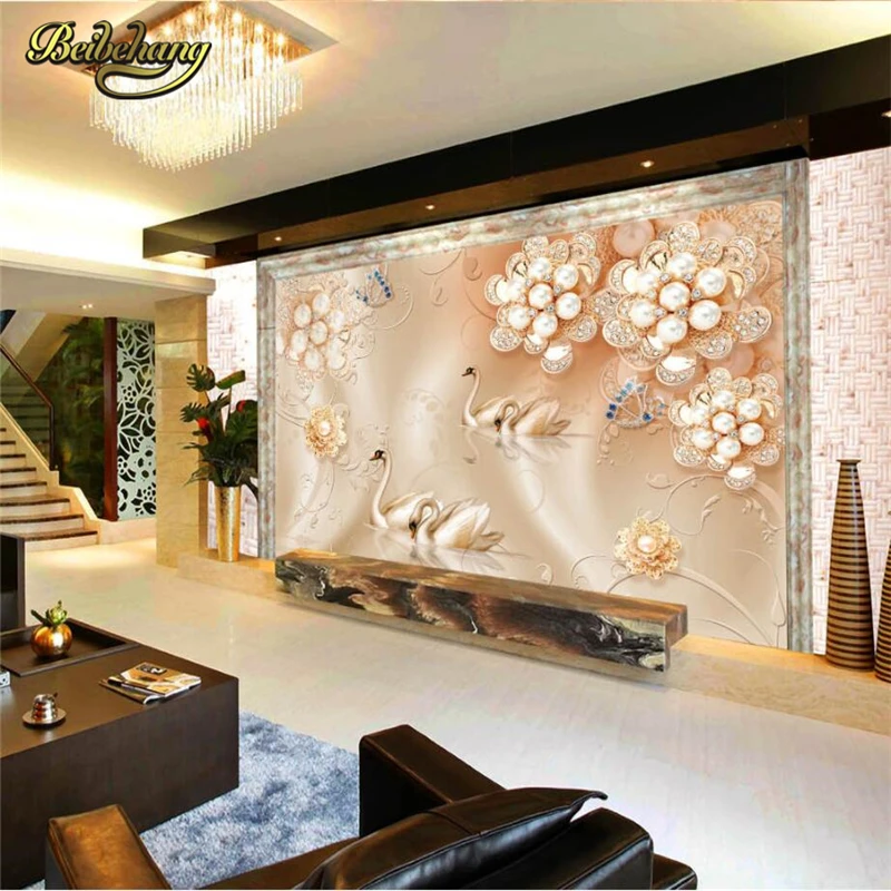 Us 8 85 41 Off Beibehang Custom Photo Wallpaper European 3d Mural Living Room Backdrop Wall Panel Classic Interior Decor Wall Paper 3d Flooring In