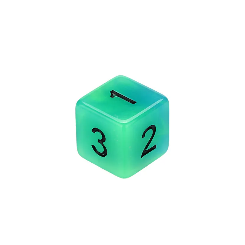 7pcs  Set Digital Dice Luminous TRPG Game Dungeons & Dragons Polyhedral D4-D20 Multi Sided Acrylic Dice #2N22 (8)