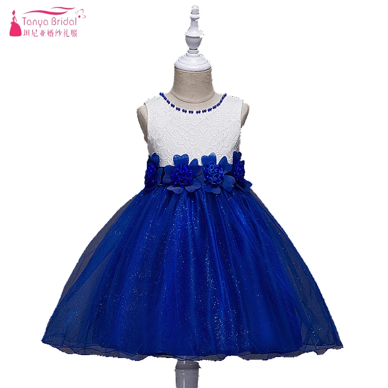 white sparkly flower girl dresses