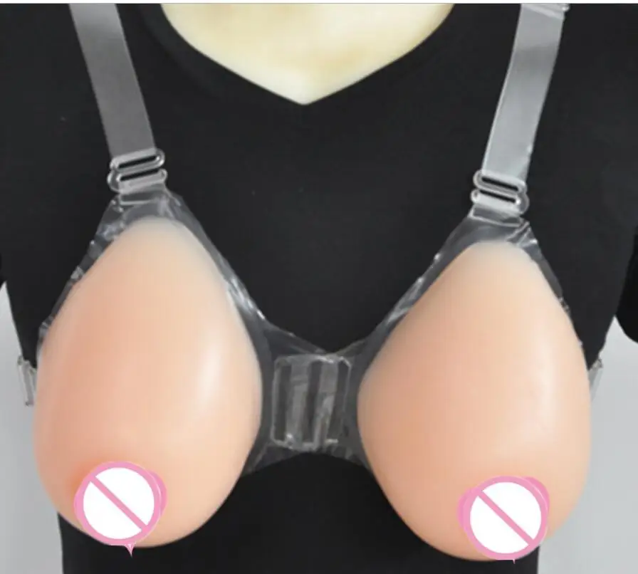 Одна пара медицинские полимерные силиконовые имплантаты для груди супер Мягкая грудь полнота явный Трансвестит пользователя пуш-ап бюстгальтеры для женщин - Цвет: 3600g