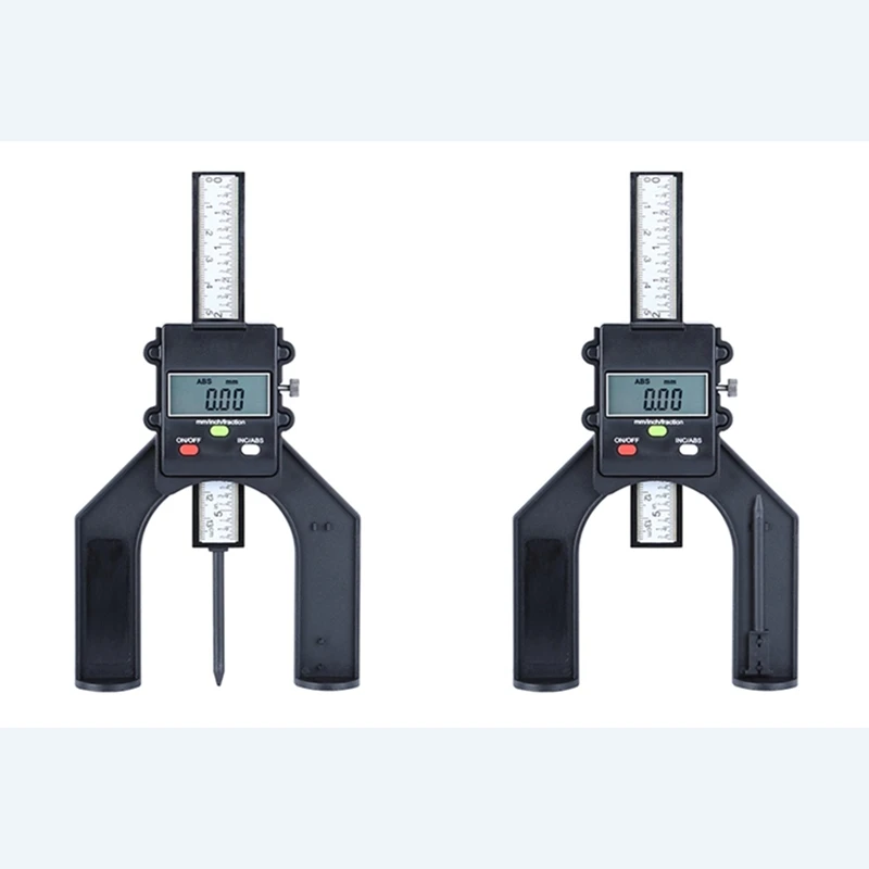 0-130 мм Цифровой измеритель высоты Настольная пила 80 мм глубиномер 3 единицы дюймов/мм/дробь фиксирующий винт деревообрабатывающий фрезерный станок настольные инструменты