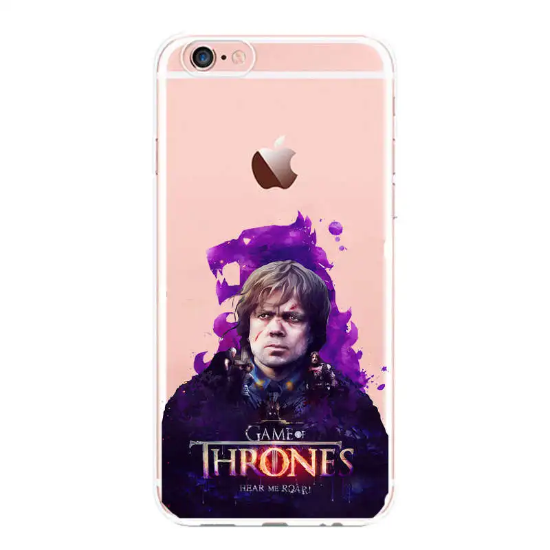 Прозрачная игра Throness Phone Чехол для iPhone 6 6 S 7 7 Plus 5 5S SE 8 8 Plus я не принцесса я KHALEESI мягкий для iPhone X