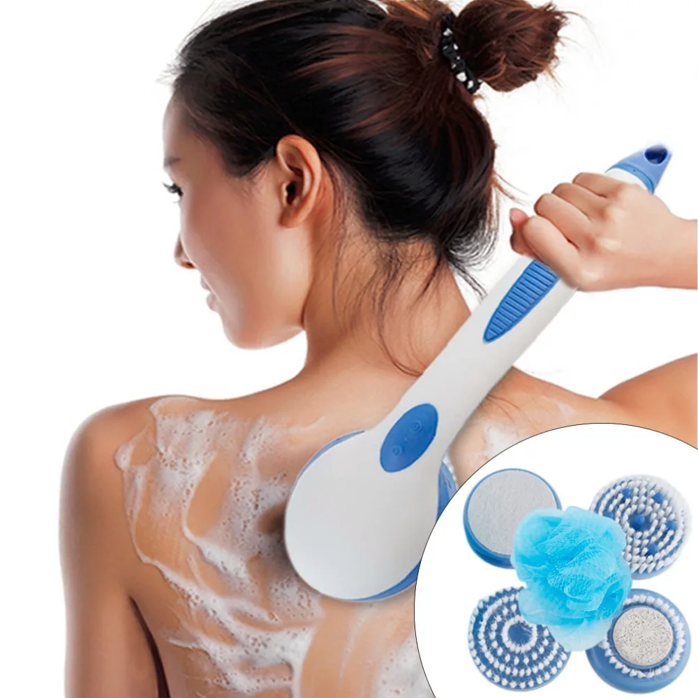 Battery Powered Electric Rotating Body Cleansing Massaging Brush Body
