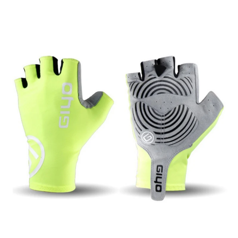 cycling gloves Half Finger Anti-slip Lycra Fabric Breathable comfortable wear-resistant Racing Road Bike Glove | Спорт и развлечения