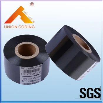 

Black Width 25mm length 100m hot coding machine roll 30pcs for test