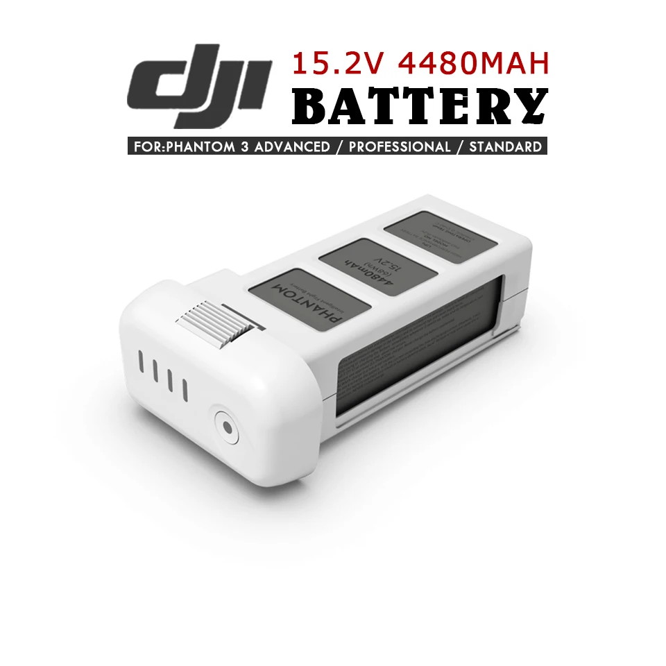  (In stock) 100% Original DJI Phantom 3 Battery 15.2V 4480mAh Battery For Phantom 3 Advanced / Professional / Standard RC Drone 