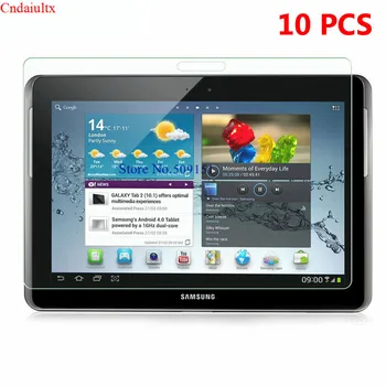 

10 PCS Real Tempered Glass Protector Film Guide For Samsung Galaxy Tab 2 P5100 P5110 For Galaxy Note N8000 N8010 10.1 inch