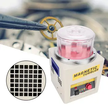 

Pro 2000RPM Magnetic Tumbler Jewelry Polisher Deburring Polishing Finisher Machine Jewelry Processing Making Tool for Jeweler
