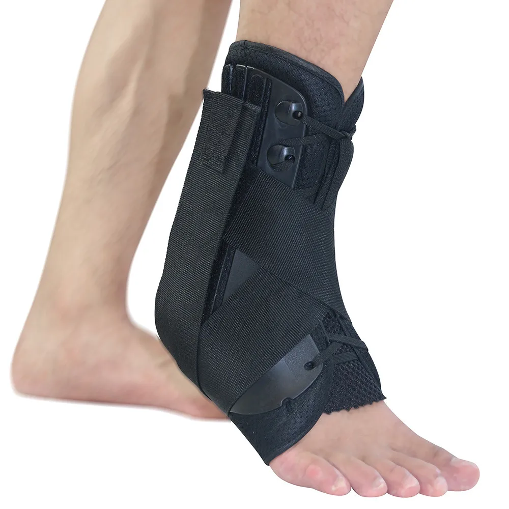 2 предмета Kuangmi Голеностопные бандажи Brace Спорт volleball Foot стабилизатор Баскетбол