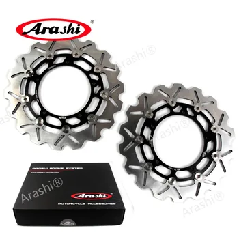 

Arashi 2PCS FZ6 2004-2008 CNC Front Brake Discs Rotors For YAMAHA FZ6 Fazer 600 2004 2005 2006 2007 2008 XJ6 MT09 MT03 Tracer R6