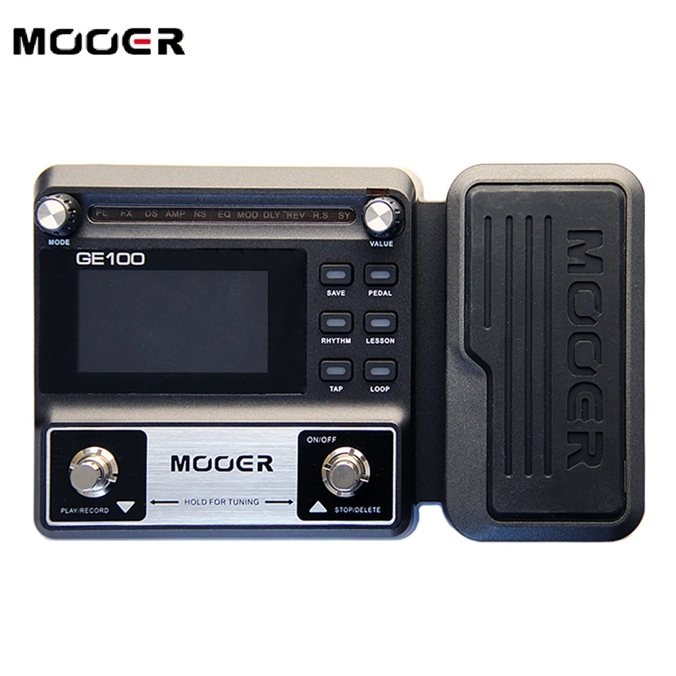 NEW MOOER GE100 Guitar Multi-Effects Processor Large high brightness LCD display pedal Effect pedal цена NEW MOOER GE100 Guitar Multi-Effects Processor Large high brightness LCD display pedal Effect pedal цены онлайн