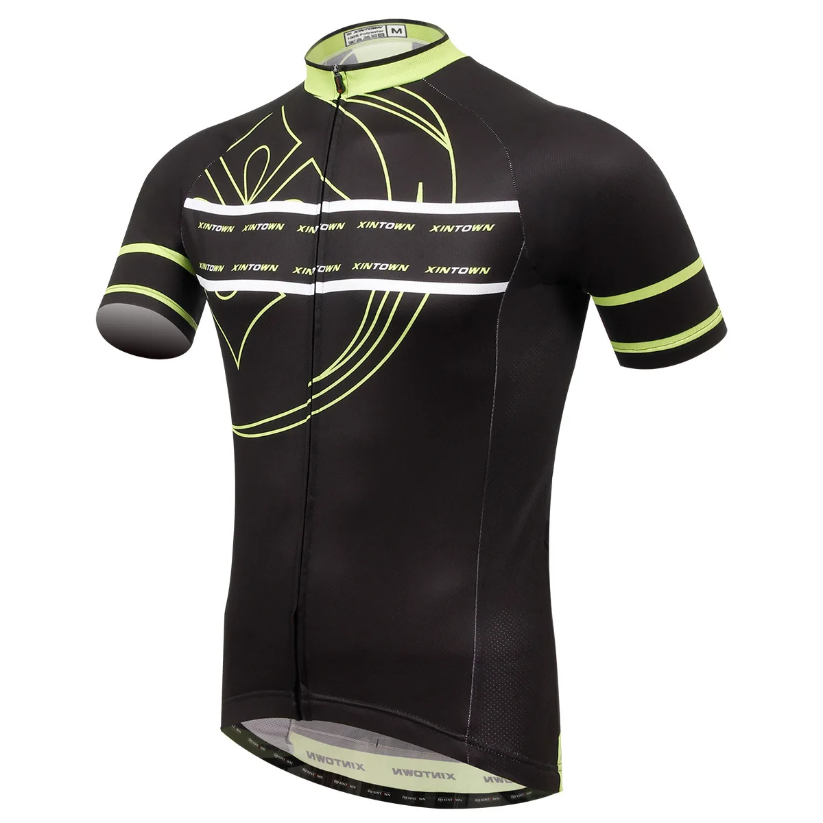 Cycling Jersey Men Summer Short Sleeve Tight Pro Team Black Yellow