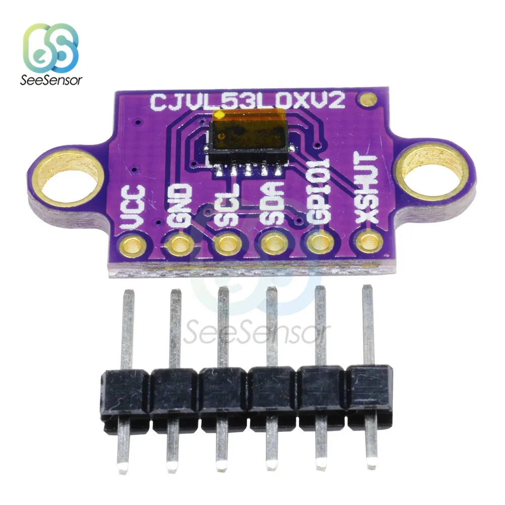 GY-VL53L0XV2 Интерфейс последовательный датчик IC IIC IEC секционный датчик модуль время полета Лазерный диапазон расстояние доска для Arduino