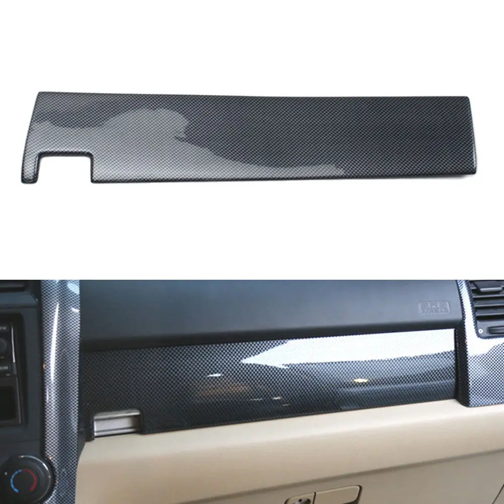

For Honda CRV CR-V 2007 2008 2009 2010 2011 1pc ABS Console Passenger Side Panel Trim Carbon Fiber Color Decorative Accessories