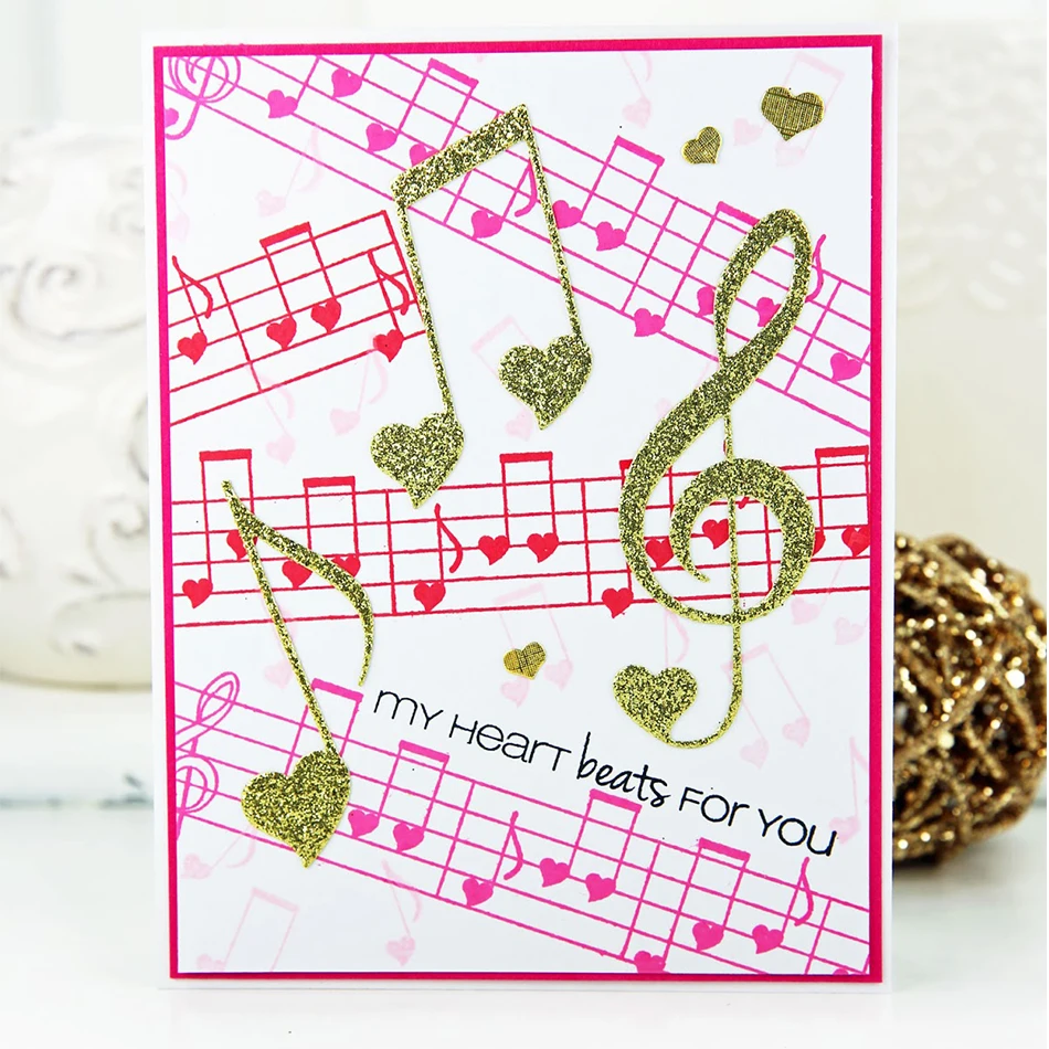 Musical Notes Party Decor Confetti Scrapbook Embellishments Card