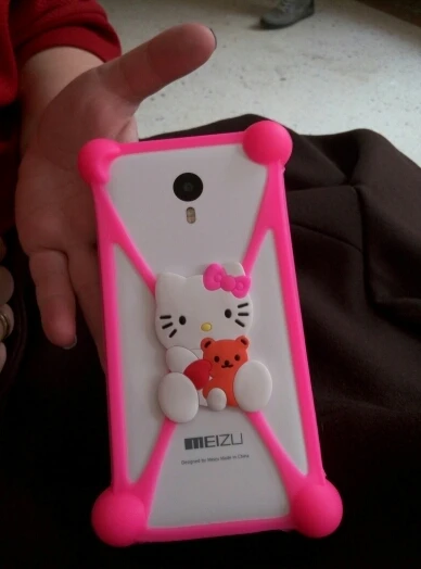 Universal 3D Soft Silicon smartphone Case cases cover For