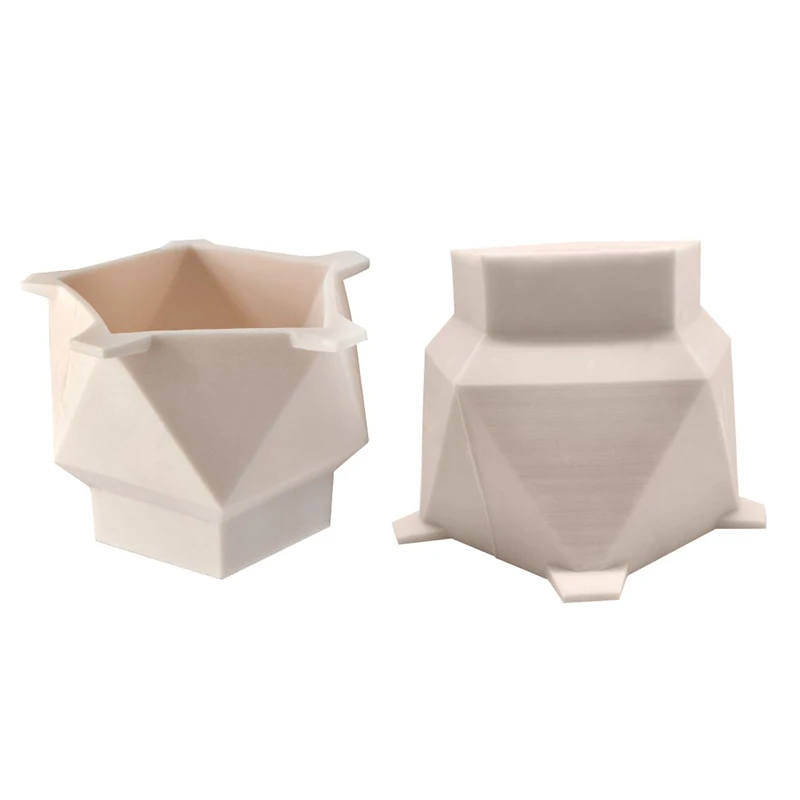 Filbake Silicone Mold 3D Cake Mould Geometric Desserts Molds for Baking Jello Ice Cream Mousse Ice Tube Pan DIY Bakery Party