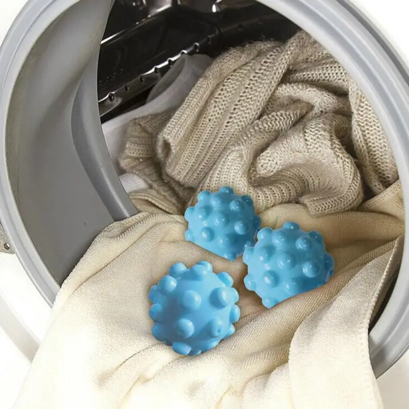 2pcs/set Dry Clothes Ball Wrinkle Remover Dryer Ball Comfort Fabric Softener Laundry Patches