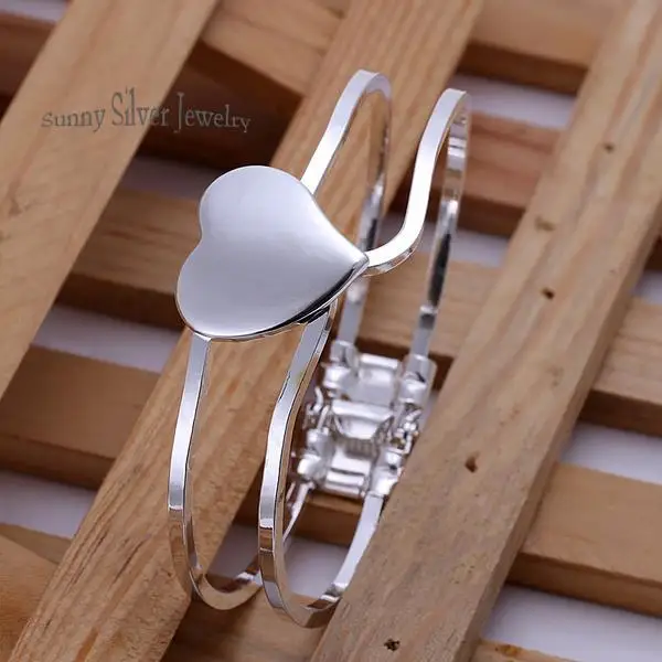 B007 Free Shipping SGS Test Past Latest Trendy Classic 925 Sterling Silver Plating Bangle Wholesale Price | Украшения и
