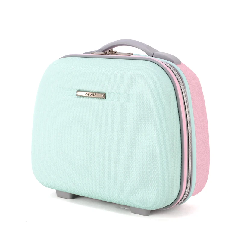 Женская сумка, модный светильник, чемодан, 13 дюймов, Мини молния, для девушек, бизнес, ABS, косметичка, чемодан для косметики, сумка для туалетных принадлежностей - Цвет: style 3