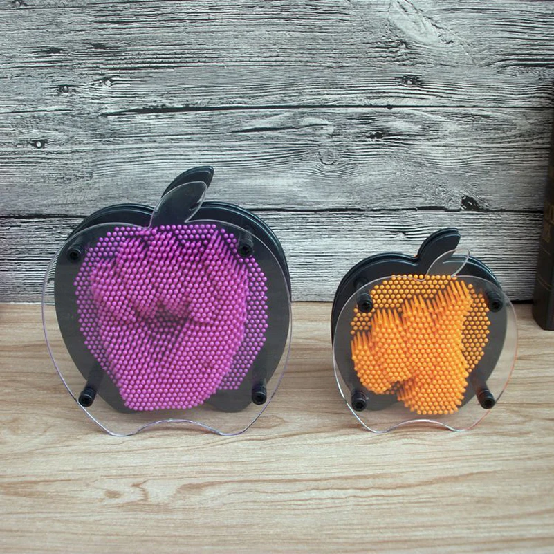 Apple 3D антистресс клон отпечатков пальцев игла живопись Новинка Gag Игрушечные