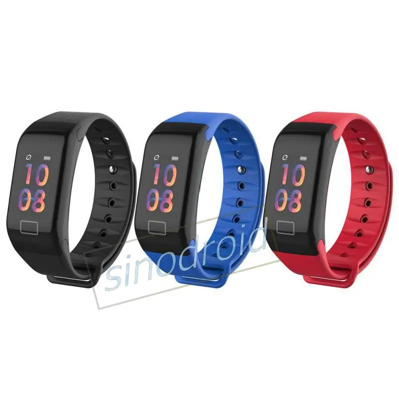 

F1 Plus Smart Bracelet Heart Rate Monitor Waterproof IP67 Oxygen Blood Pressure Tracker Sports Watch Tracker For iPhone Android