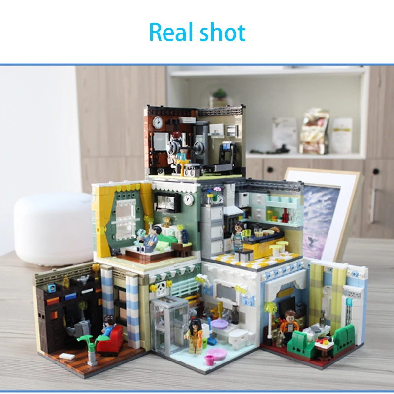 MEOA House Model Mini Home Building Blocks LegoINGlys City Constructor With Action Figures MOC Bricks Kids Toys For Children MEOA House Model Mini Home Building Blocks LegoINGlys City Constructor With Action Figures MOC Bricks Kids Toys For Children