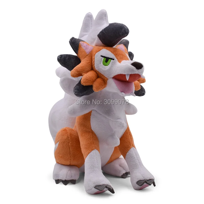 Горячие игрушки сидя Lycanroc Сумерки форма рок Peluche 24 см плюшевые куклы для лучших подарков