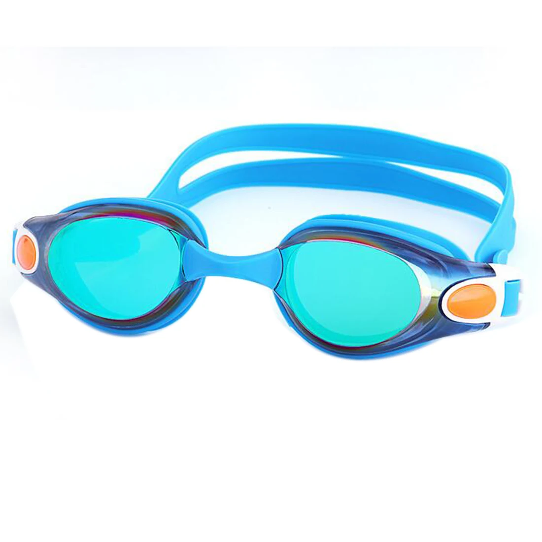 Водонепроницаемый Анти-туман УФ взрослых, профессиональные цветные линзы дайвинг очки для плавания оптика Плавание очки natacion Для женщин Для мужчин - Цвет: Royal Blue