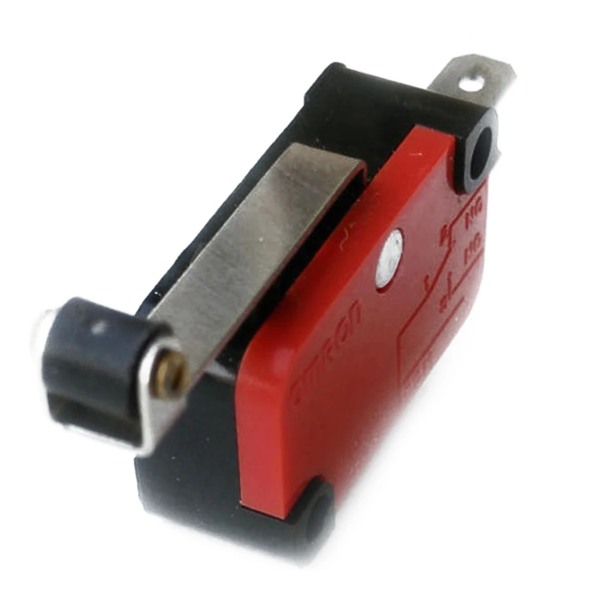 10pcs V-156-1C25 Micro Switch Limit Switch Mayitr Long Hinge Roller Momentary SPDT Snap Action Red Black