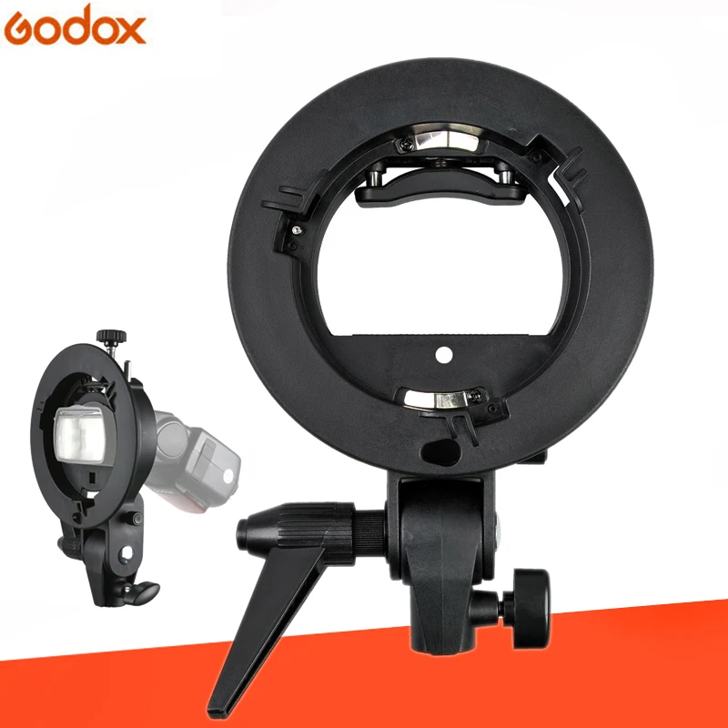 Godox-S-Type-Bracket-Bowens-S-Mount-Holder-for-Speedlite-Flash-Snoot-Softbox-Beauty-Dish-Honeycomb