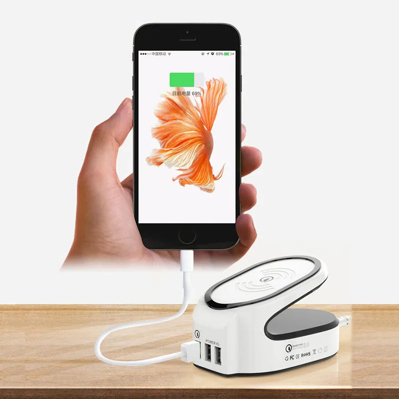 Buy QI Univelsal Fast Wireless/USB Charging Station