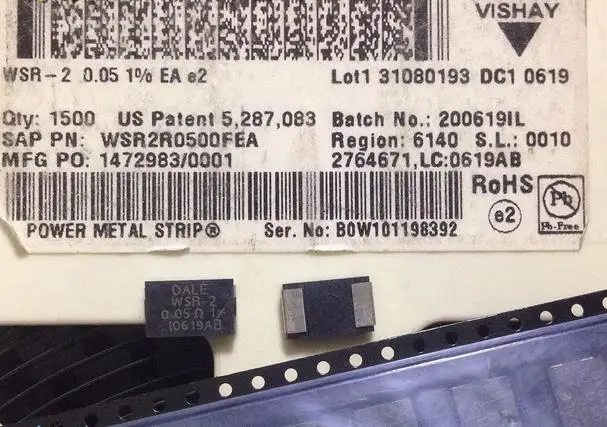 

WSR2R0500FEA WSR-2 0.05R 1% DALE 50mR 4527 100% New and original