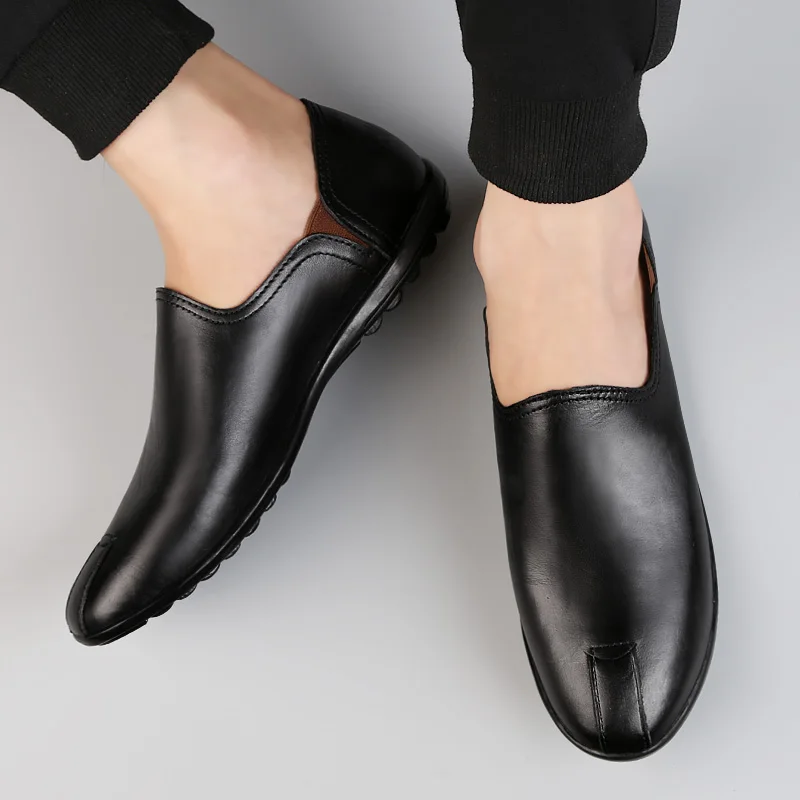 GUDERIAN/Летняя мужская обувь с вырезами, повседневная мужская деловая обувь, дышащие мужские туфли-оксфорды из натуральной кожи, Schoenen Mannen