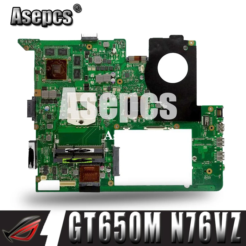 Asepcs N76VZ материнская плата для ноутбука ASUS N76VZ N76VM N76VJ N76V тест оригинальная материнская плата GT650M
