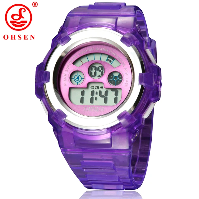 NEW OHSEN Boys Girls Children Kids Watch LED Back Light Digital Watch Military S NEW OHSEN Boys Girls Children Kids Watch LED Back Light Digital Watch Military S