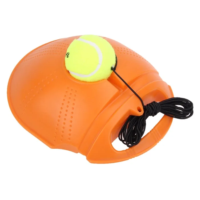 Теннисная тренировочная база, тренировочный теннисный мяч, тренировочный инструмент для тенниса, самообучающийся мяч, тренировочный мяч, плинтус, спарринг, устройство - Цвет: Оранжевый