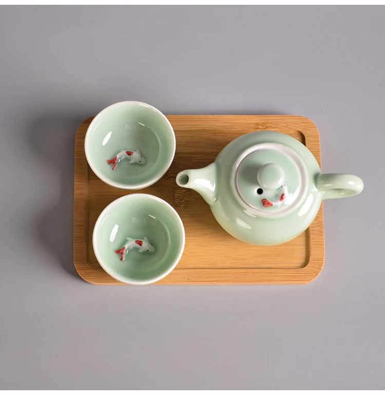 TANGPIN longquan celadon чайник чашки Портативный Путешествия Чайный Набор