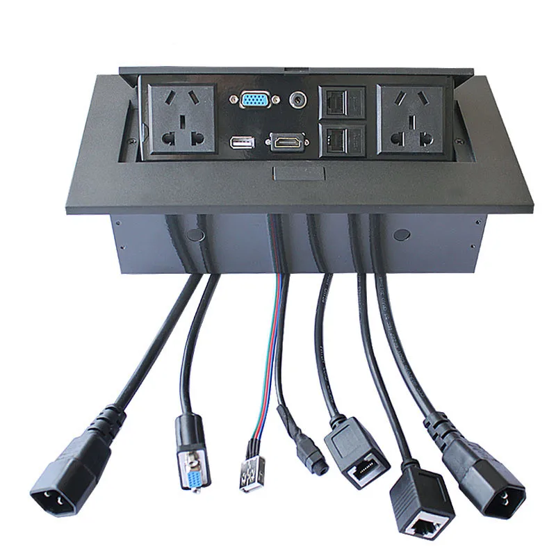 Специальная Горячая Распродажа K514 мультимедийный настольный HDMI Соединительная коробка офисная Конференц-стол Розетка для России