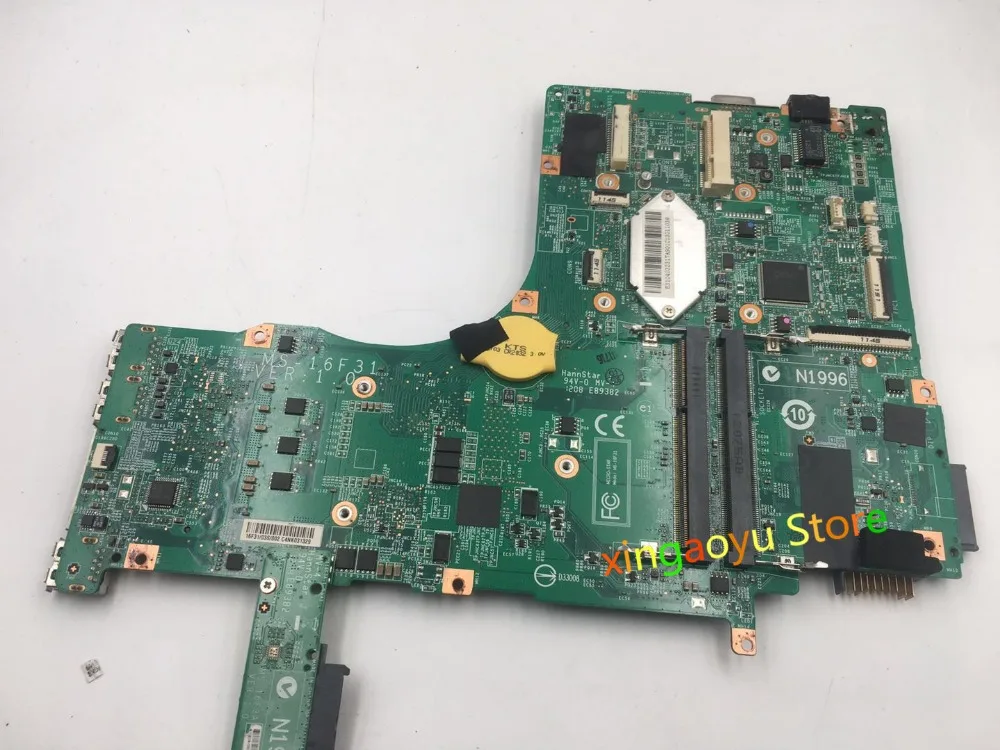 For Msi Laptop Motherboard Ms 16f3 Ms 16f31 Ver 1 0 Ddr3 Non Integrated 100 Test Ok Laptop Motherboard Aliexpress