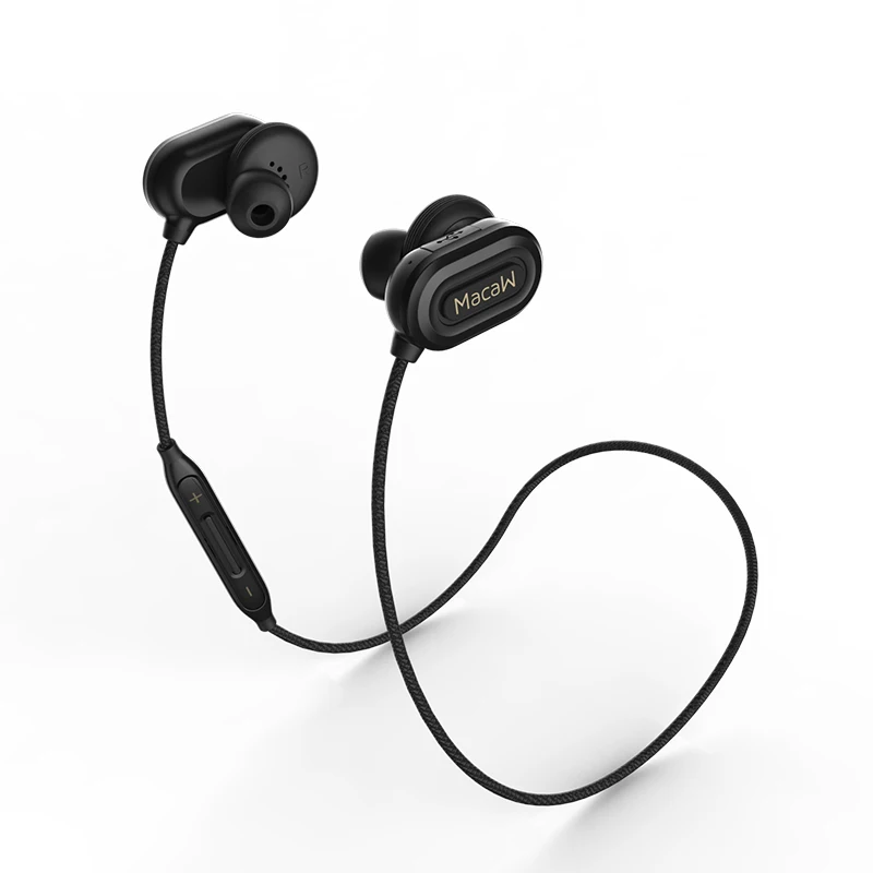 Macaw T1000 беспроводные наушники Aptx Hd спортивные с басами Bluetooth Водонепроницаемая