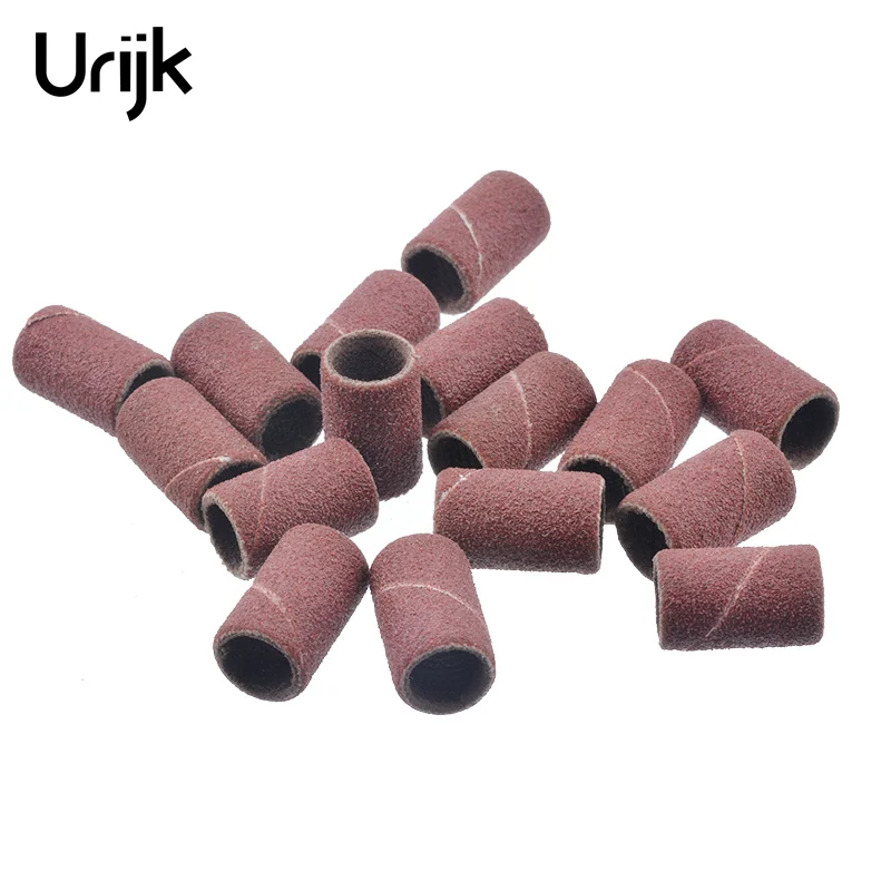 

Urijk 50PCs Electric Grinder Sandpaper Circle Round Drum Wood Metal Polishing Rust Eradication Power Tool Accessories Nail Drill