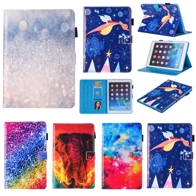 Good Value For Samsung Galaxy Tab E 9 6 Case Fashion Painted Flip