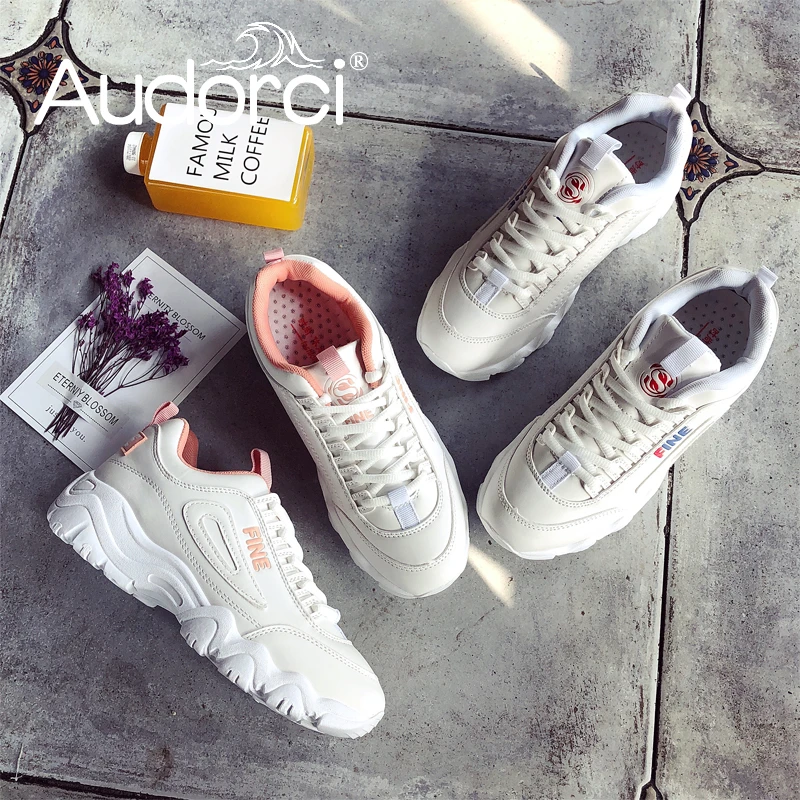 Audorci marca de moda 2018 primavera zapatos casual zapatos mujeres plataforma cómoda transpirable Mujer zapatillas tamaño 35 40|brand flats brand womenflats women - AliExpress