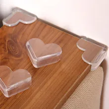 4 шт стиль ребенок дети смайлик формы прозрачный компактный угол безопасности для острых углов анти-столкновения края защита углов#293254