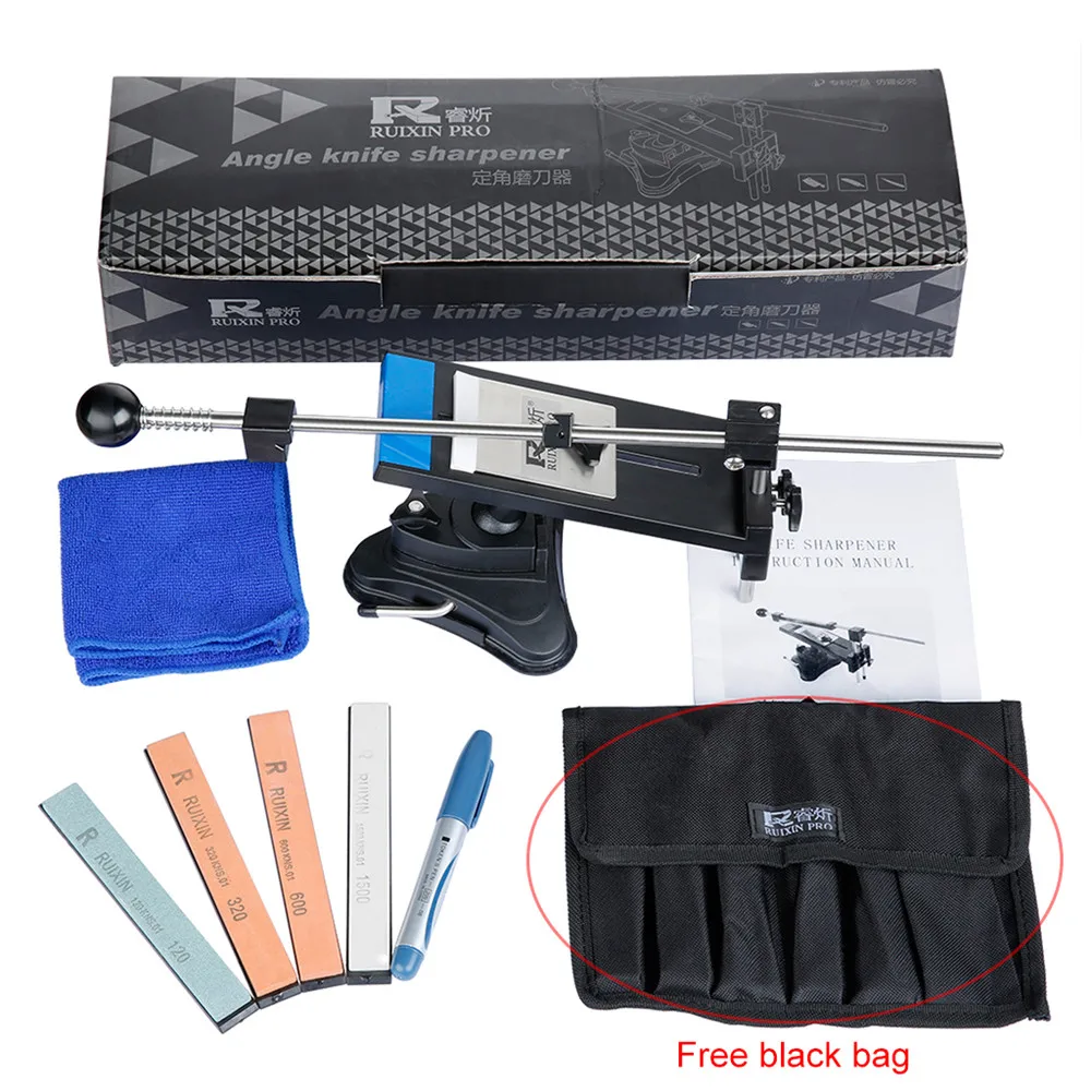 

Original Ruixin Pro II Professional Knife Sharpener 2nd chef Knife Sharpening System Pro Sharpener with 4 whetstone